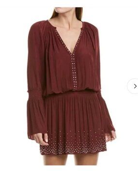 RAMY BROOK izzie dress studded mini Medium